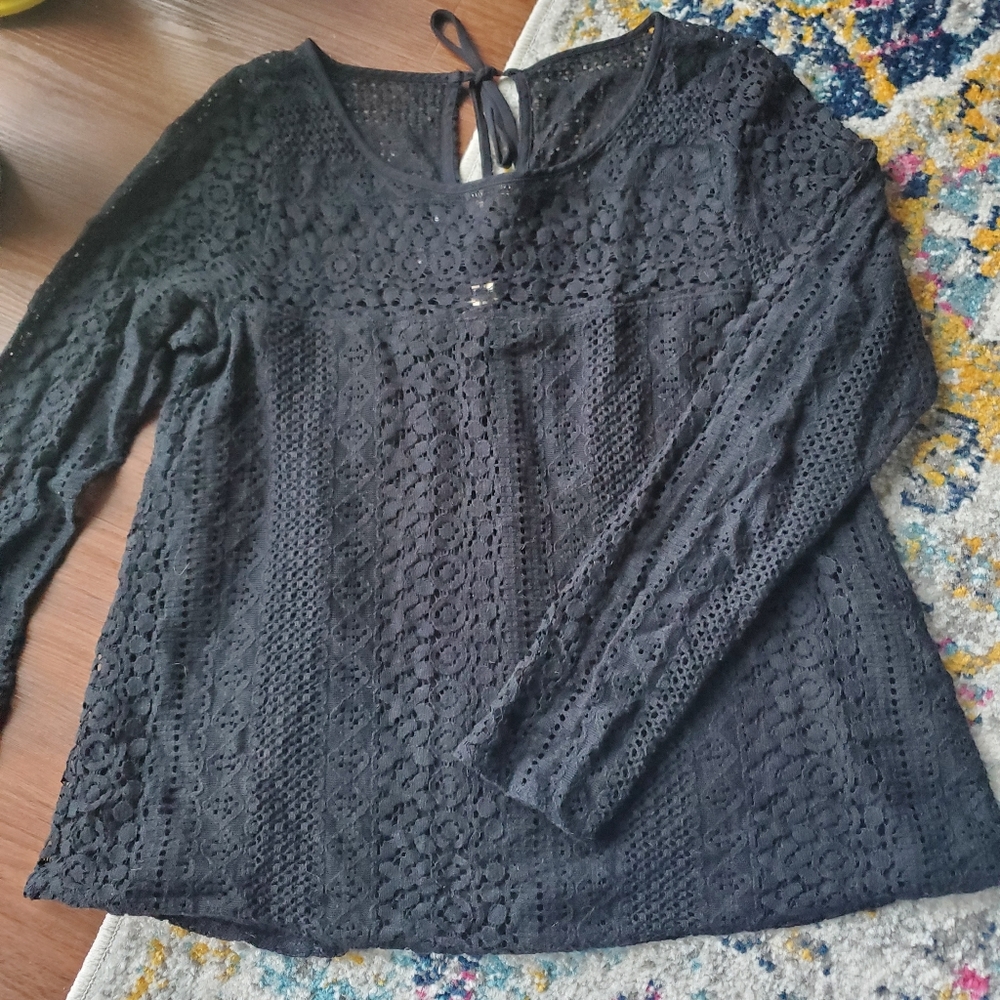 Hollister Size S Lace Blouse